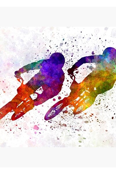 Universal Διακοσμητική ξύλινη αφίσα για το τραπέζι αγώνων BMX