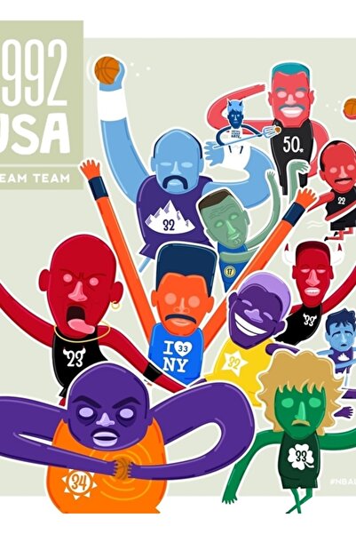 Universal Poster decorativ din lemn Nbalien Dream Team