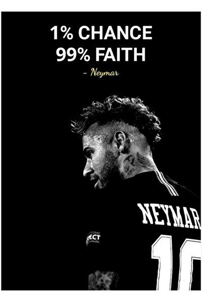 Universal Neymar Alıntıları Tablo Ahşap Poster Dekoratif