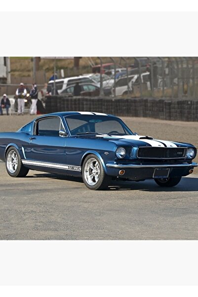 Universal 1965 Ford Mustang Gt350 Ξύλινη διακοσμητική αφίσα για το τραπέζι