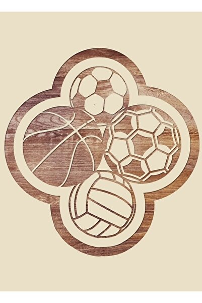 Universal Αθλητικό Ξύλινο Σκαλιστό Πίνακα Ξύλινη Αφίσα Διακοσμητική