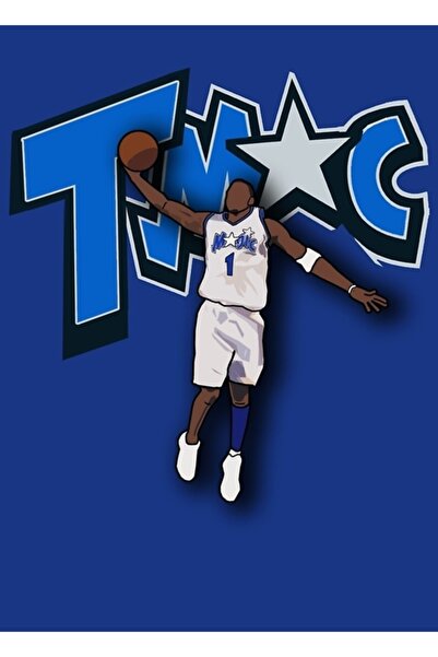 Universal Tmac Ξύλινη Διακοσμητική Αφίσα Ζωγραφικής