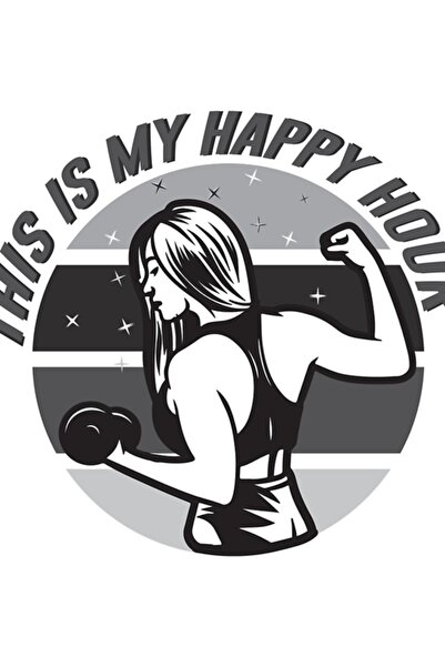 Universal Διακοσμητική Ξύλινη Αφίσα Cross Fit για Τραπέζι