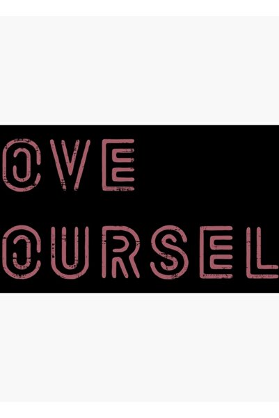 Universal Αγαπήστε τον εαυτό σας Bt Ξύλινη Διακοσμητική Αφίσα Κωδ.3871