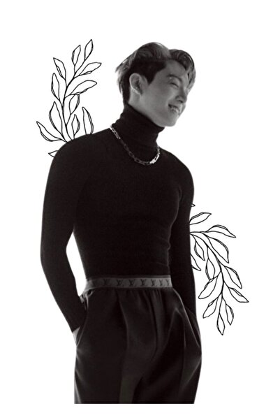 Universal Jungkook Minimalist Design Ξύλινη Διακοσμητική Αφίσα Ζωγραφικής Τέχ...