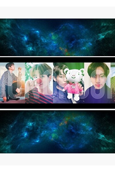 Universal Ζωγραφιές Jungkook, Ξύλινη Αφίσα, Διακοσμητική, Κωδικός2926