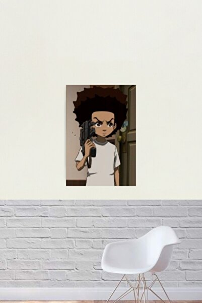 Universal Boondocks Huey Ξύλινη Διακοσμητική Αφίσα Τέχνης
