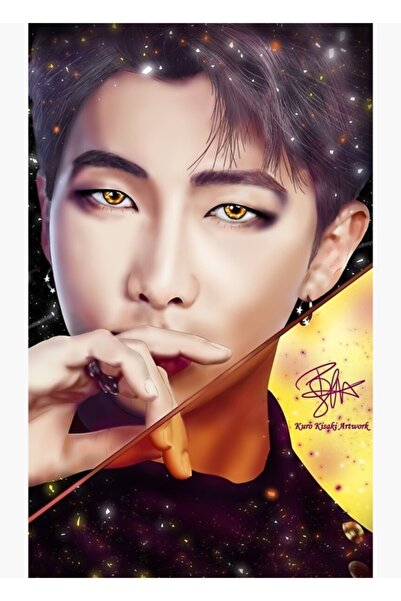 Universal Namjoon Uzay Fanart Πίνακας Ξύλινη Αφίσα Διακοσμητική Ξύλινη Αφίσα ...