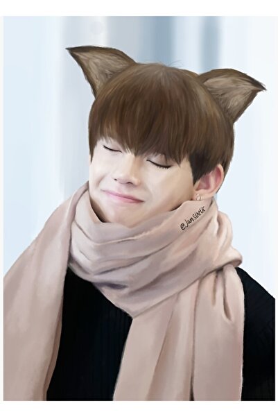 Universal Taehyung - Ανάγλυφη Ξύλινη Αφίσα Ζωγραφικής Διακοσμητική Κωδικός2349