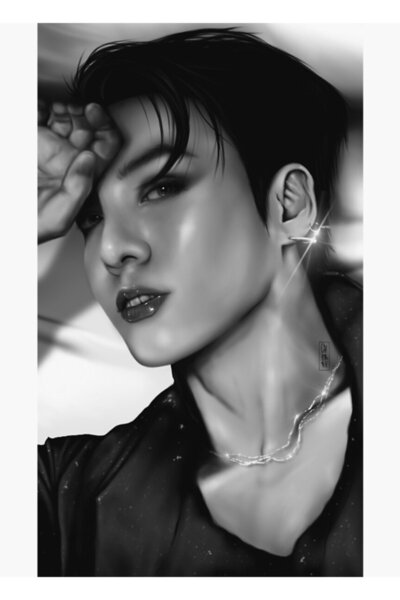 Universal Jungkook Mots: Ένα Ξύλινο Διακοσμητικό Πόστερ Κωδ.2933