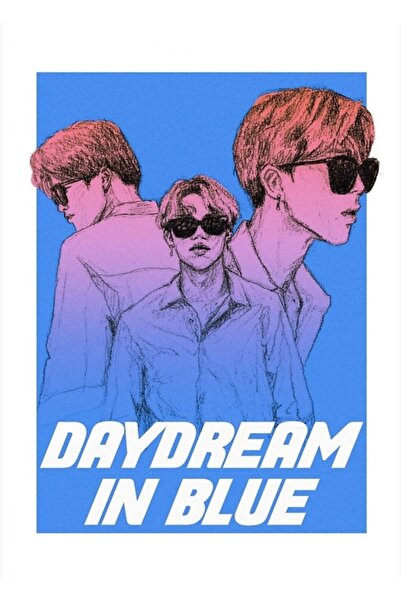 Universal Tablou Blue Dream Poster din lemn decorativ Cod4495