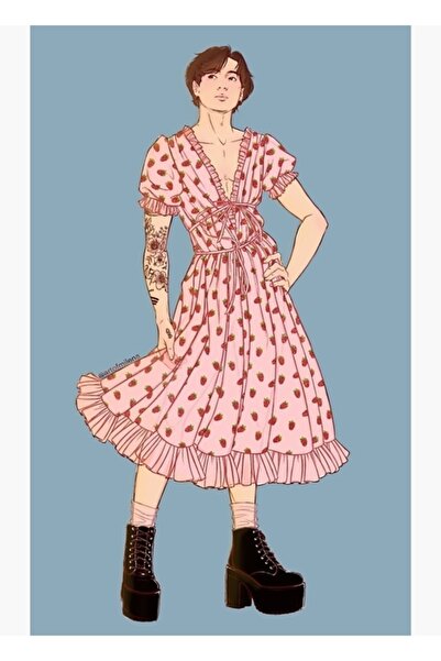 Universal Poster decorativ din lemn Strawberry Kook Table Kod4436