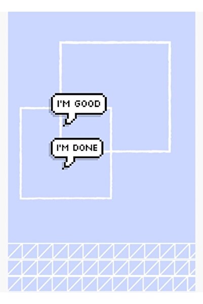 Universal Sunt bine, am terminat lucrarea Tablou Poster din lemn Decorativ Co...