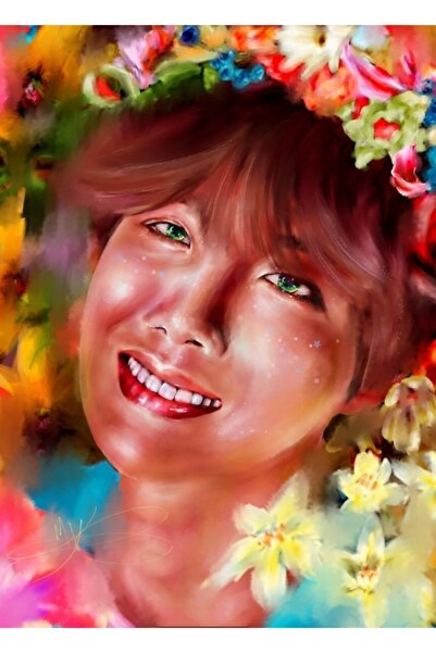 Universal Poster decorativ din lemn Jhope Bday 2019 Cod3706