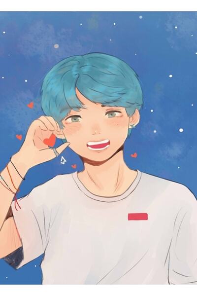 Universal Tae Mavi Peri Painting Ξύλινη Διακοσμητική Αφίσα Κωδικός4124