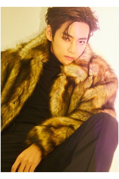 Universal Tablou decorativ din lemn Taehyung, Poster, Cod5212