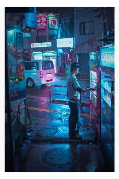 Universal Καφές και Τσιγάρα - Κάθετη Ξύλινη Αφίσα Τραπεζιού Διακοσμητική