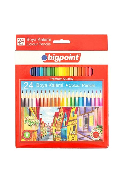 Bigpoint Dry Paint Pen 24 Colors 12 Pieces Box