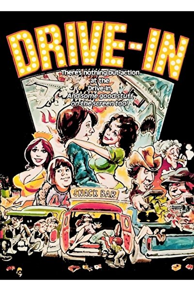 Universal Διακοσμητική Ξύλινη Αφίσα Drive-in Tablo