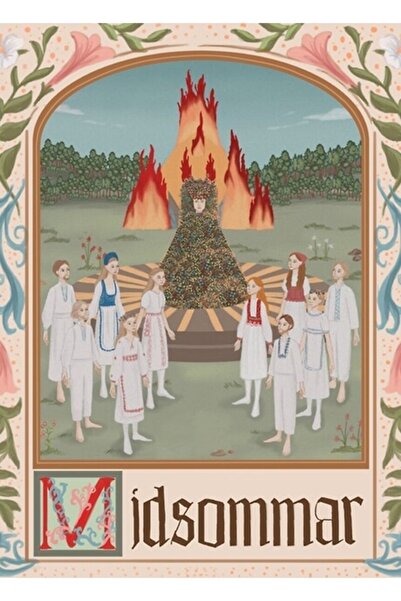 Universal Midsommar Slikanje Drveni Poster Dekorativni