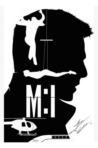 Universal Мисия: Невъзможно е! Декоративен дървен плакат-картина