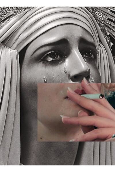 Universal Tablou decorativ din lemn Mary Smk Poster