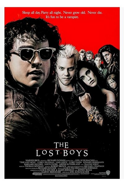 Universal The Lost Boys (1987) Ζωγραφική εργασία του Τζόελ Σούμαχερ, Ξύλινη δ...