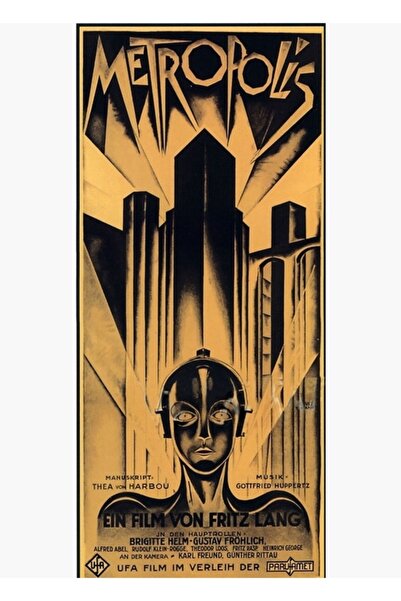 Universal Μετροπόλις - Φριτζ Λανγκ, Ξύλινη Διακοσμητική Αφίσα Ταινίας