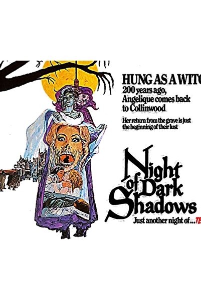 Universal Noaptea umbrelor întunecate Tablou din lemn Poster decorativ