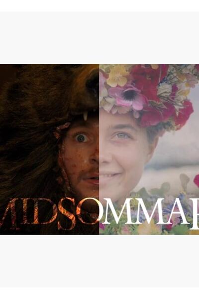 Universal Midsommar - Ξύλινη Διακοσμητική Αφίσα Ζωγραφισμένη Πρόσωπο με Πρόσωπο