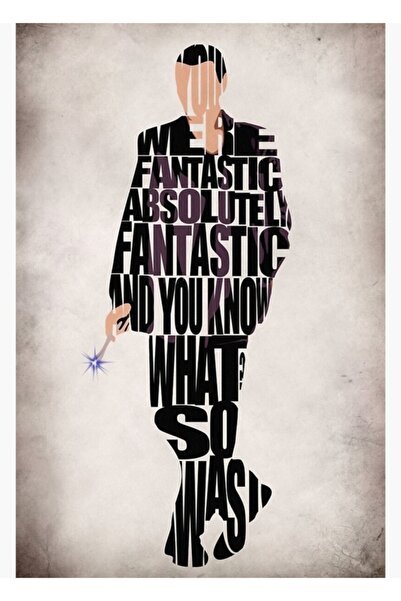 Universal Εννέατος Γιατρός Ξύλινη Διακοσμητική Αφίσα Ζωγραφικής