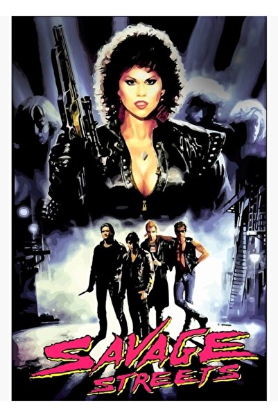 Universal Ζωγραφική ζωγραφική με θέμα το Wild Streets, Ξύλινη διακοσμητική αφίσα