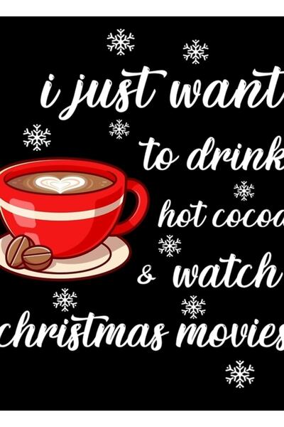 Universal Просто искам да пия горещо какао Коледни филми Маса за гледане на ф...