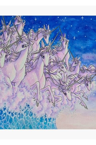Universal Οι Μονόκεροι στη Θάλασσα Πίνακας Τομέας Δεύτερος Ξύλινη Διακοσμητικ...