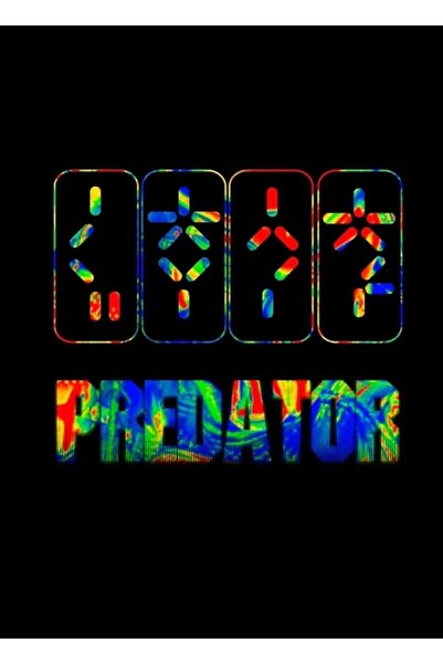 Universal Simboluri Predator și tablou cu nume, poster decorativ din lemn