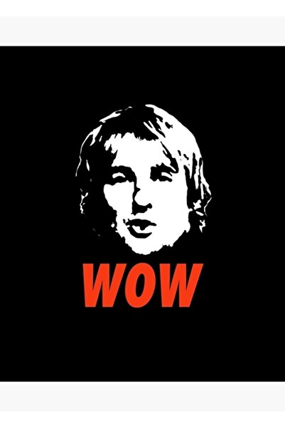 Universal Ох. Оуен Уилсън. Дървен декоративен плакат за маса