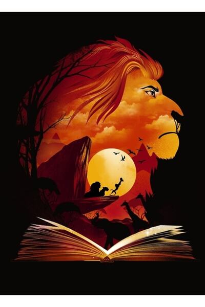 Universal Cartea Mândriei Tablou decorativ din lemn cu poster decorativ