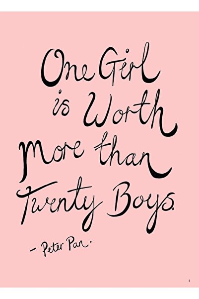 Universal Peter Pan - Un tablou cu o fată, poster decorativ din lemn