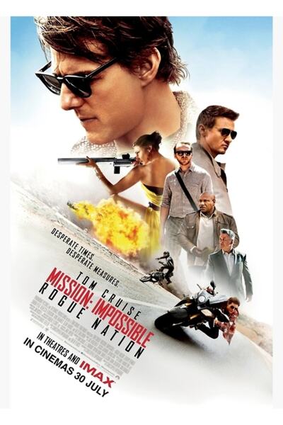 Universal Poster decorativ din lemn cu tematică Mission Impossible