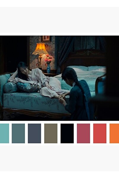 Universal Cariye (2016) Παλέτα Χρωμάτων V.1 Ξύλινη Διακοσμητική Αφίσα Ζωγραφικής