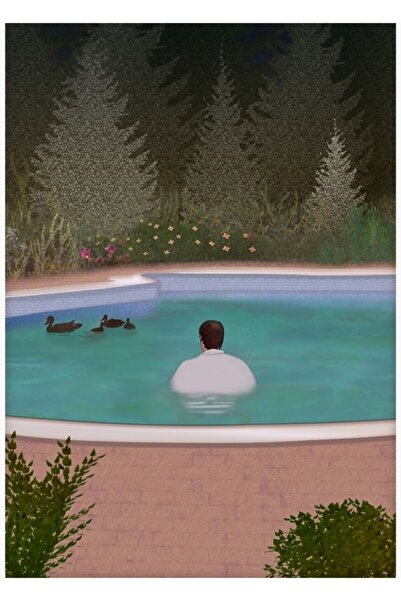 Universal O, O Cu rațele... Tablou Poster din lemn decorativ