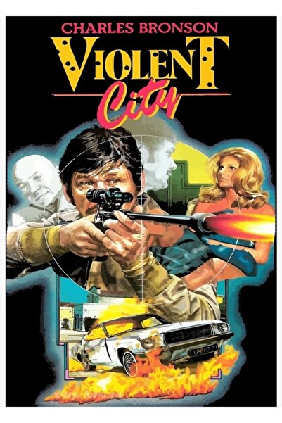 Universal Violent City Painting Wooden Poster Decorative