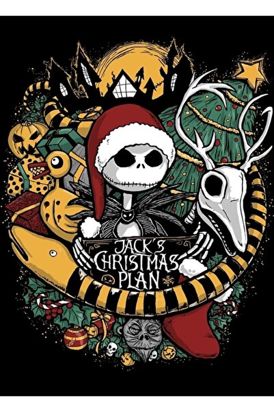 Universal Το Χριστουγεννιάτικο Πρόγραμμα του Τζακ, Ξύλινη Διακοσμητική Αφίσα