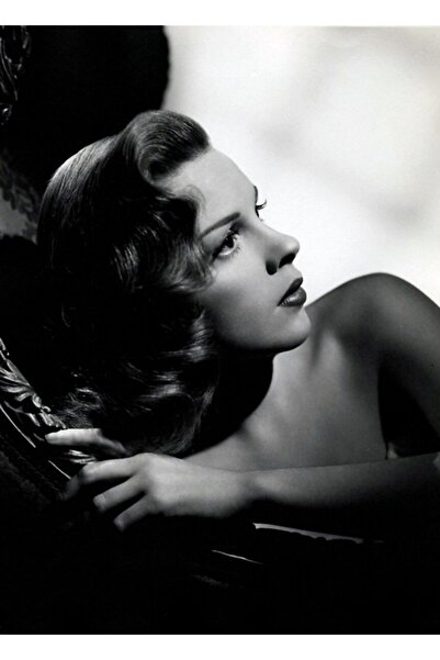 Universal Poster decorativ din lemn cu poza glamour a rarei Judy Garland