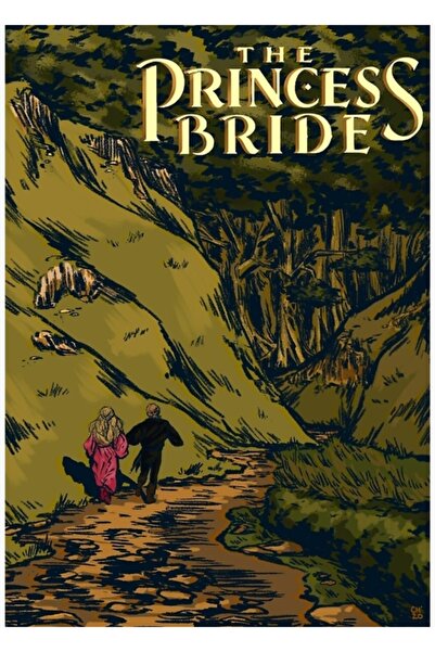 Universal Πίνακας αφίσας "Πριγκίπισσα Νύφη " Ξύλινη διακοσμητική αφίσα