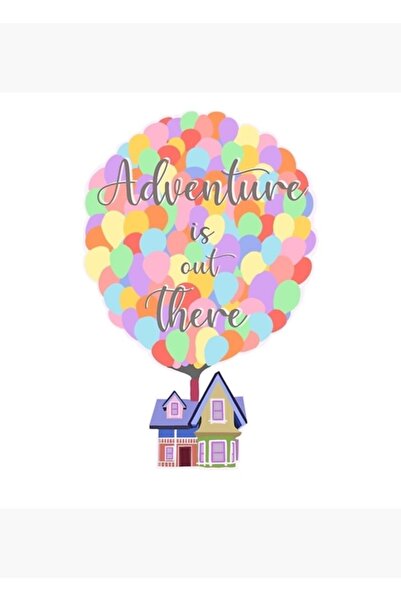 Universal Aventura este un loc în afară Tablou din lemn Poster decorativ