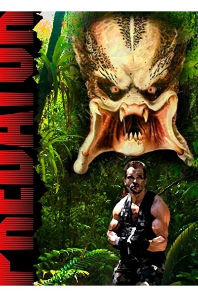 Universal Slika predatora, drveni poster, dekorativni