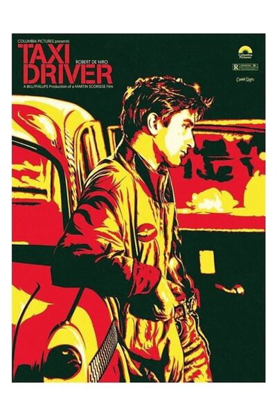 Universal Poster Șofer de taxi Tablo Poster din lemn Decorativ