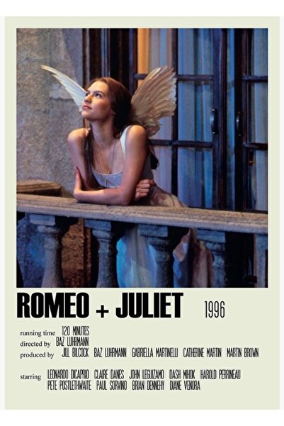 Universal Romeo + Juliet (1996) Alternativă (5) Poster decorativ din lemn