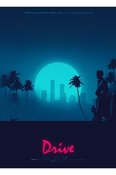 Universal Poster decorativ din lemn pentru filmul Drive